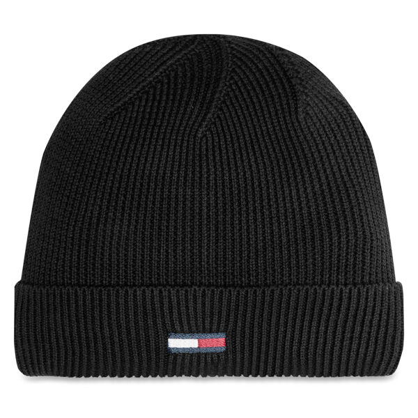 Kepurė Tommy Hilfiger Elongated Flag AW0AW16777 Juoda