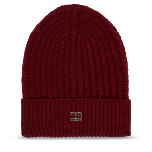 Kepurė Tommy Jeans Tjw Cosy Knit Beanie AW0AW15462 Violetinė