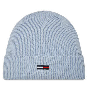 Kepurė Tommy Jeans Tjw Elongated Flag Beanie AW0AW16102 Žydra