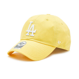 Kepurė su snapeliu 47 Brand MLB Los Angeles Dodgers '47 CLEAN UP B-RGW12GWSNL-MZB Geltona