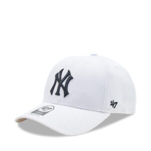 Kepurė su snapeliu 47 Brand MLB New York Yankees '47 MVP SNAPBACK B-MVPSP17WBP-WHM Balta