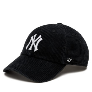 Kepurė su snapeliu 47 Brand MLB New York Yankees Thick Cord 47 B-THCKC17EWS-BK Juoda