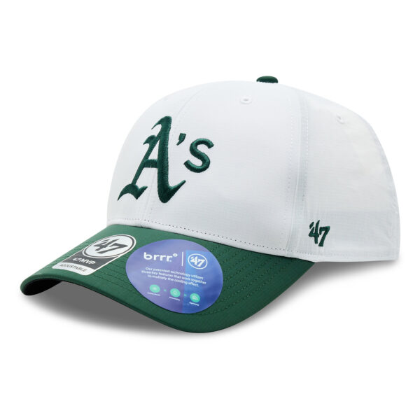 Kepurė su snapeliu 47 Brand MLB Oakland Athletics Brrr TT Snap 47 MVP B-BRTTS18BBP-WH Balta