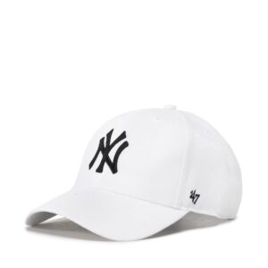 Kepurė su snapeliu 47 Brand Mlb New York Yankees B-MVPSP17WBP-WH Balta