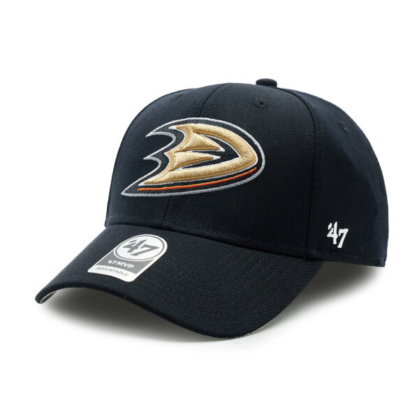 Kepurė su snapeliu 47 Brand NHL Anaheim Ducks '47 MVP H-MVP25WBV-BKC Juoda