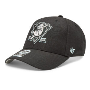 Kepurė su snapeliu 47 Brand NHL Anaheim Ducks Metallic Snap '47 MVP H-MTLCS25WBP-BKA Juoda