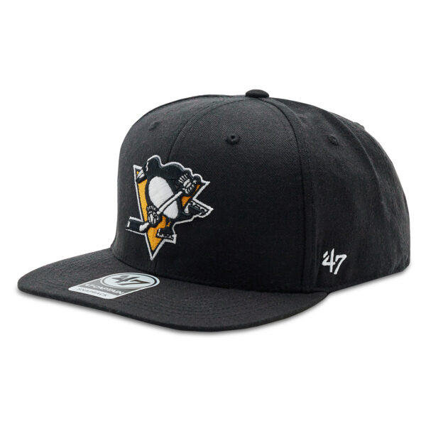 Kepurė su snapeliu 47 Brand NHL Pittsburgh Penguins No Shot '47 CAPTAIN H-NSHOT15WBP-BK Juoda