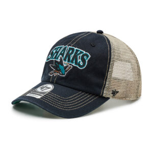 Kepurė su snapeliu 47 Brand Nhl San Jose Sharks Trucker H-TSCLA22LAP-VB Juoda