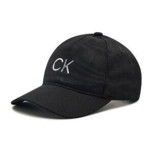 Kepurė su snapeliu Calvin Klein Re-Lock Bb Cap K60K609168 Juoda