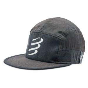 Kepurė su snapeliu Compressport 5 Panel Light Cap CU00097B Juoda