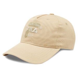 Kepurė su snapeliu Fila Barnaul 5 Panel Cap With Elevated Basic Logo FCU0086 Smėlio