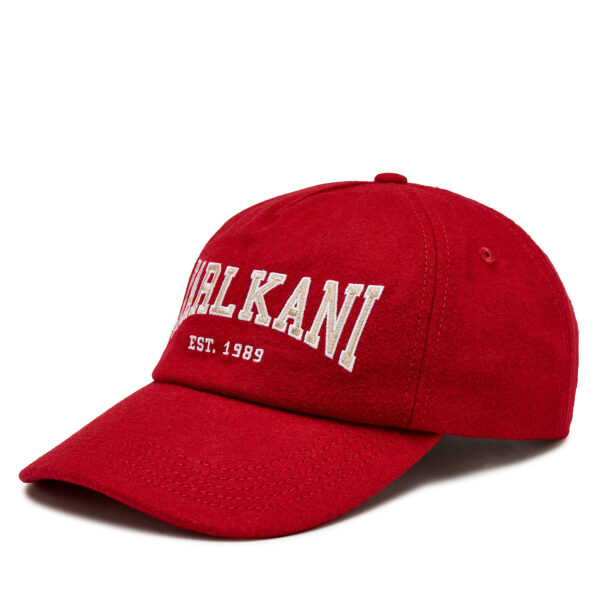 Kepurė su snapeliu Karl Kani KK College Signature Wool Blend Cap KA-233-001-1 Raudona