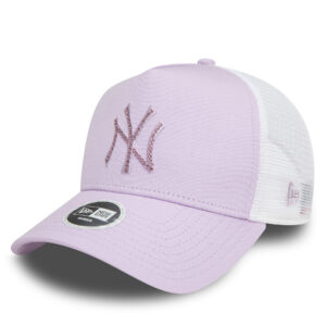 Kepurė su snapeliu New Era Mlb Rhinestone Trucker Nyy 60503566 Rožinė