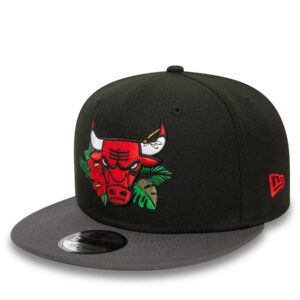 Kepurė su snapeliu New Era Nba Floral 950 Bulls 60503483 Juoda