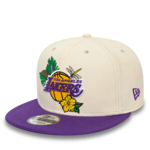 Kepurė su snapeliu New Era Nba Floral 950 Lakers 60503484 Smėlio