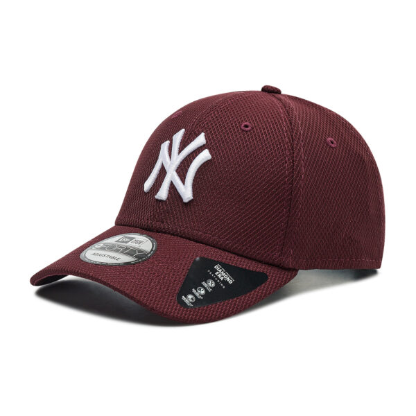 Kepurė su snapeliu New Era New York Yankees 9Forty 12523905 Vyšninė