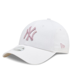 Kepurė su snapeliu New Era Wmns Metallic Logo 940 Nyy 60435261 Balta