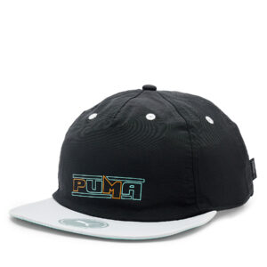 Kepurė su snapeliu Puma SWxP Relaxed Flatbrim Cap 024383 Juoda