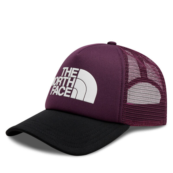 Kepurė su snapeliu The North Face Logo Trucker NF0A3FM3V6V1 Violetinė