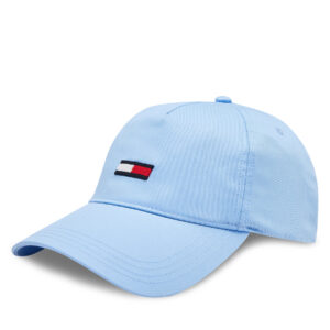 Kepurė su snapeliu Tommy Jeans Tjw Elongated Flag 5 Panels Cap AW0AW15842 Mėlyna