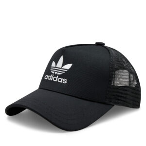 Kepurė su snapeliu adidas Curved Trucker IC0023 Juoda