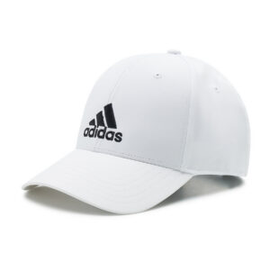 Kepurė su snapeliu adidas Lightweight Embroidered Baseball GM6260 Balta