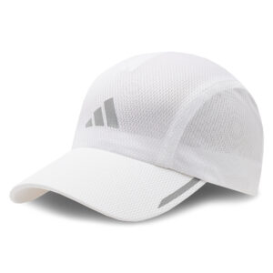 Kepurė su snapeliu adidas Running AEROREADY Four-Panel Mesh Cap HR7053 Balta