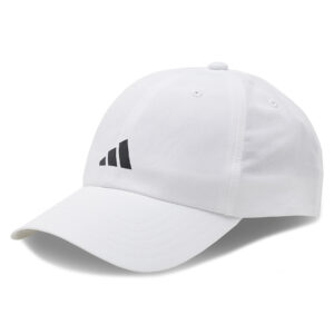 Kepurė su snapeliu adidas Running Essentials AEROREADY Six-Panel Baseball Cap IC2069 Balta