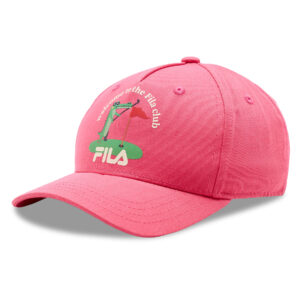 Kepurės vaikams, Kepurė su snapeliu Fila Bhilai Club Kid 5 Panel Cap FCK0013 Rožinė