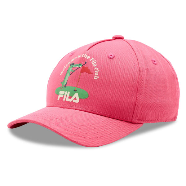 Kepurės vaikams, Kepurė su snapeliu Fila Bhilai Club Kid 5 Panel Cap FCK0013 Rožinė