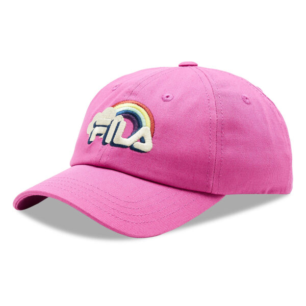 Kepurės vaikams, Kepurė su snapeliu Fila Butuan Rainbow Kid Dad Cap FCK0015 Violetinė