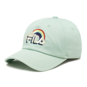 Kepurės vaikams, Kepurė su snapeliu Fila Butuan Rainbow Kid Dad Cap FCK0015 Žalia