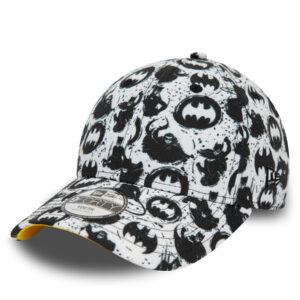 Kepurės vaikams, Kepurė su snapeliu New Era Kids Super Aop 940 Batman 60435030 M Balta