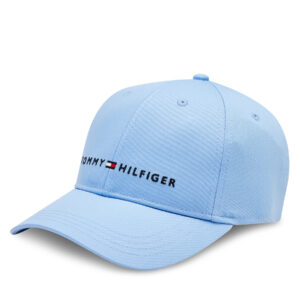 Kepurės vaikams, Kepurė su snapeliu Tommy Hilfiger Essential Cap AU0AU01667 Mėlyna