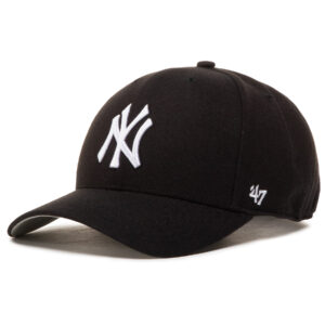 Kepurės vyrams, Kepurė su snapeliu 47 Brand New York Yankees Cold Zone '47 B-CLZOE17WBP-BK Juoda