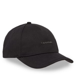 Kepurės vyrams, Kepurė su snapeliu Calvin Klein Metal Lettering Bb Cap K50K511999 Juoda