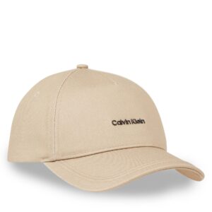 Kepurės vyrams, Kepurė su snapeliu Calvin Klein Metal Lettering Bb Cap K50K511999 Smėlio