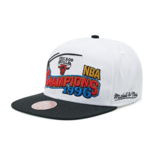 Kepurės vyrams, Kepurė su snapeliu Mitchell & Ness HHSS1081 Balta