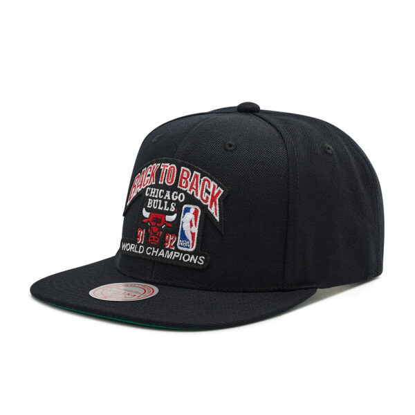 Kepurės vyrams, Kepurė su snapeliu Mitchell & Ness HHSS3131 Juoda