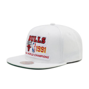 Kepurės vyrams, Kepurė su snapeliu Mitchell & Ness HHSS3132 Balta