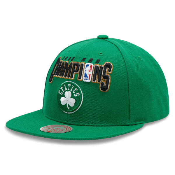 Kepurės vyrams, Kepurė su snapeliu Mitchell & Ness NBA Champs HHSS4225 Žalia