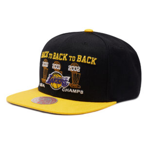 Kepurės vyrams, Kepurė su snapeliu Mitchell & Ness NBA Lakers Champs HHSS4196 Juoda