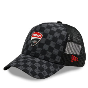 Kepurės vyrams, Kepurė su snapeliu New Era Aop Check Trucker Ducati 60435569 Juoda