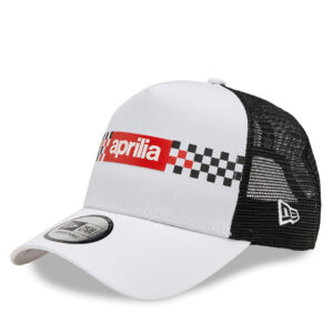 Kepurės vyrams, Kepurė su snapeliu New Era Checker Print Trucker Aprilia 60435563 Balta