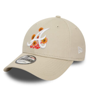 Kepurės vyrams, Kepurė su snapeliu New Era Flower Icon 940 Braves 60435112 Smėlio