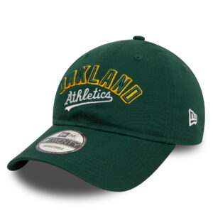 Kepurės vyrams, Kepurė su snapeliu New Era Mlb Wordmark 920 Athletics 60503513 Žalia