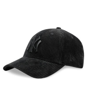 Kepurės vyrams, Kepurė su snapeliu New Era New York Yankees Cord Black 9FORTY 60565331 Juoda