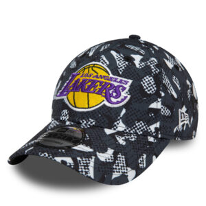 Kepurės vyrams, Kepurė su snapeliu New Era Seas Print 940 Lakers 60435156 Juoda