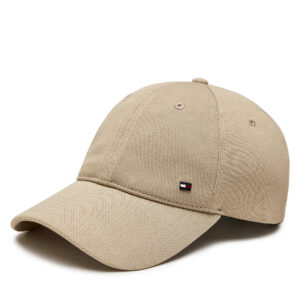 Kepurės vyrams, Kepurė su snapeliu Tommy Hilfiger 1985 Pique Soft 6 Panel Cap AM0AM12150 Smėlio