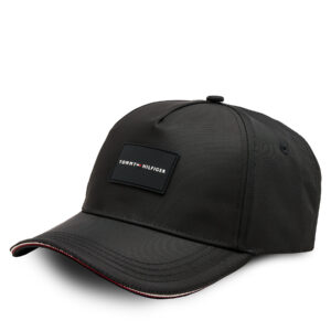 Kepurės vyrams, Kepurė su snapeliu Tommy Hilfiger Corporate Repreve 5 Panel Cap AM0AM12545 Juoda